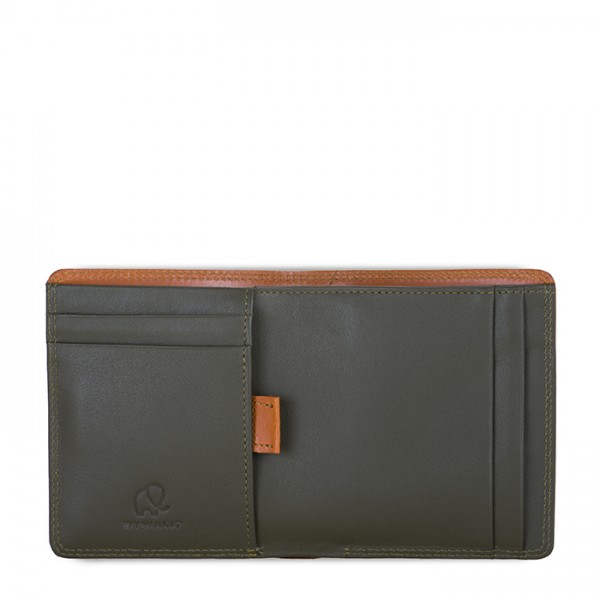 Mywalit Portafoglio da uomo Bi-fold con scomparto estraibile Marrone-Oliva 50% di sconto per tempo limitato