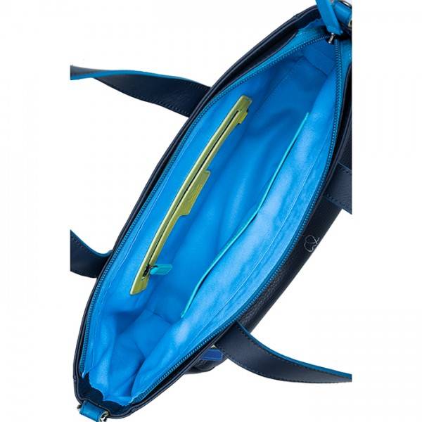 Mywalit Borsa con manici Versilia Blu Italia