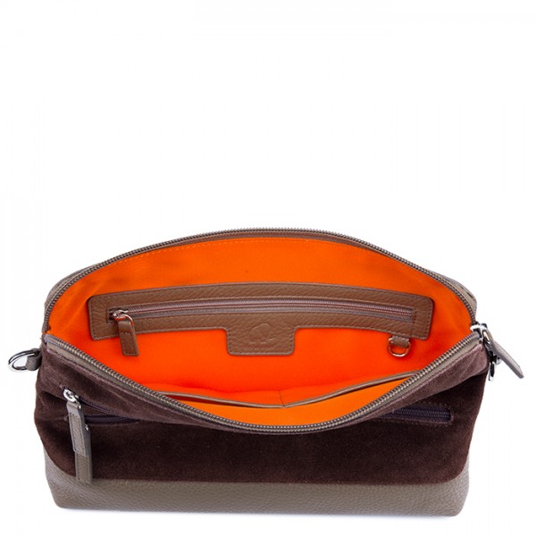 Mywalit Borsa a tracolla Pompei con zip Mink Promozione Limitata