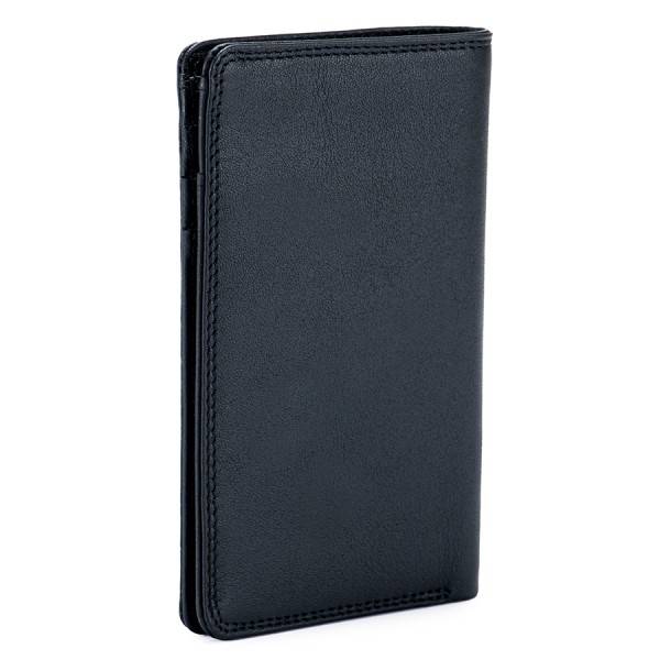 Mywalit Portafoglio da uomo Mini Doppio Scomparto Nero Vendite Flash