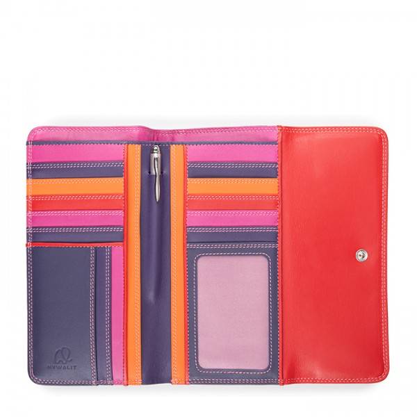 Mywalit Portafoglio a tre ante con zip Sangria Multi Offerte esclusive