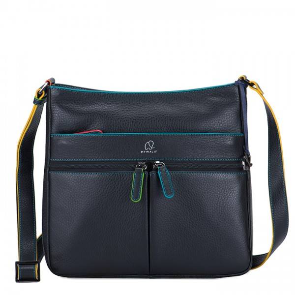Mywalit Borsa a tracolla Slim Cortona Black Pace Spedizione Gratuita