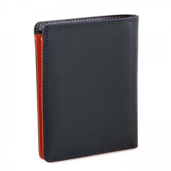 Mywalit Portafoglio standard uomo con tecnologia RFID Nero-Arancione Prezzo Ridotto
