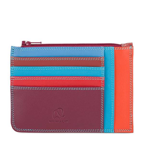 Mywalit Porta carte di credito slim con portamonete Pompei Sostegno trimestrale