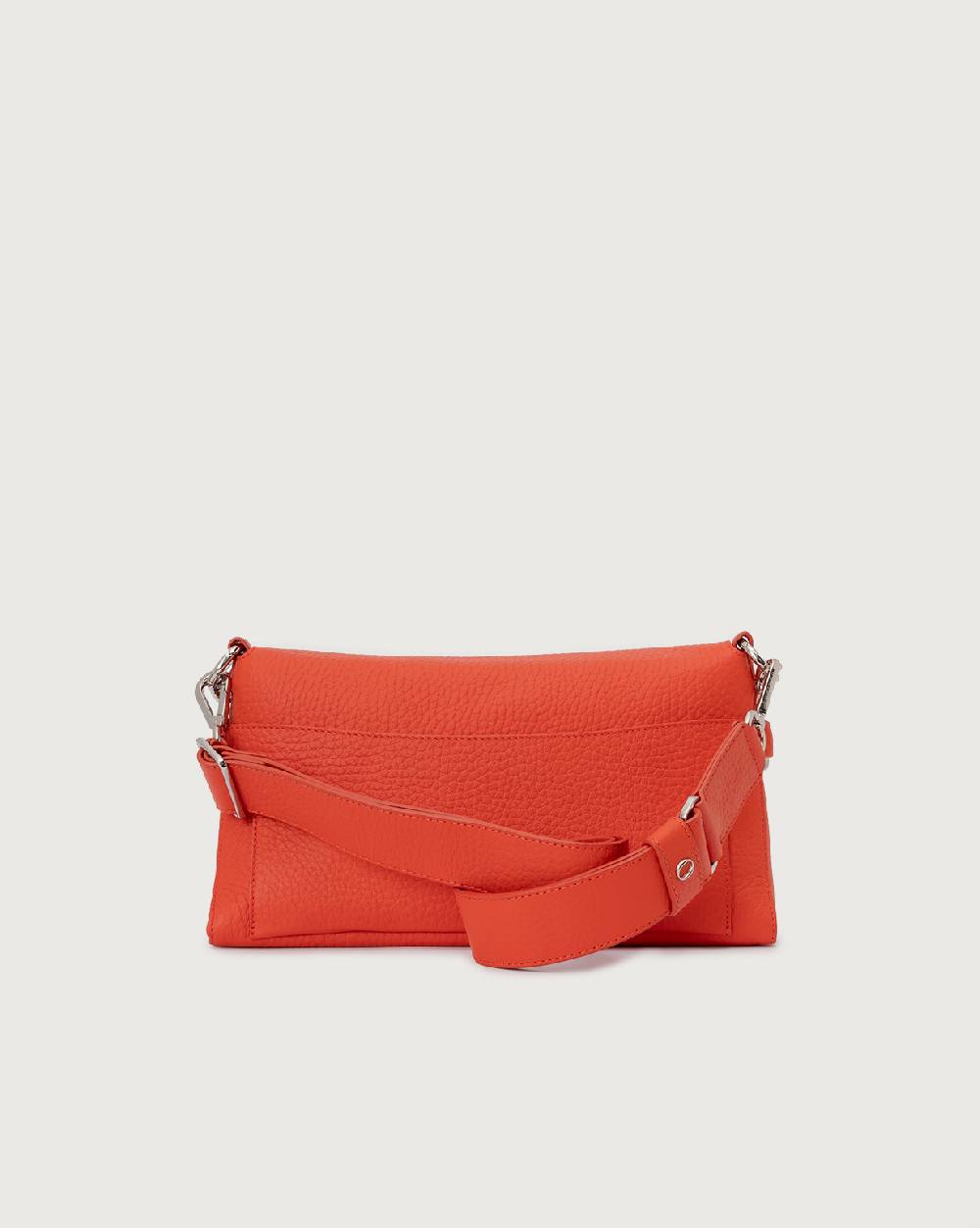 Orciani Borsa a spalla Missy Longuette Soft in pelle con catena e tracolla Promozione