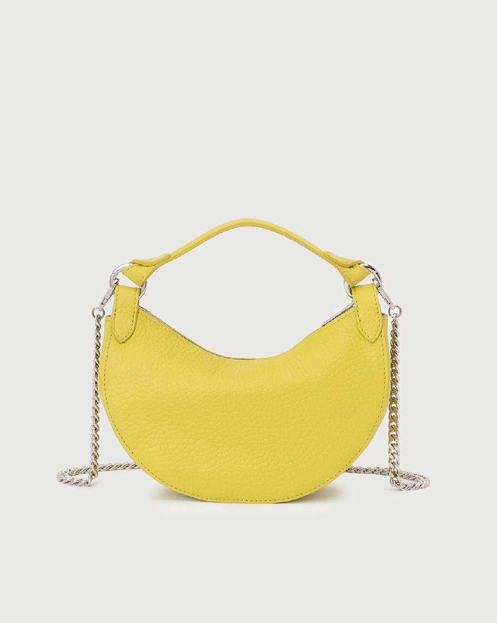 Orciani Mini Bag Dumpling Soft in pelle con tracolla Consegna Veloce