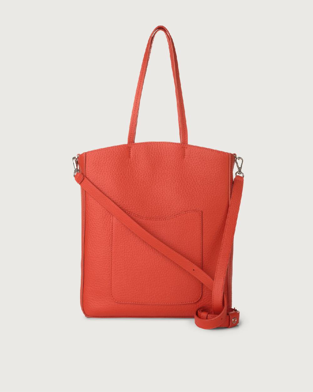 Orciani Shopper media Ladylike M Soft in pelle In Linea