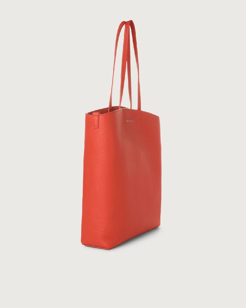 Orciani Shopper media Ladylike M Soft in pelle In Linea