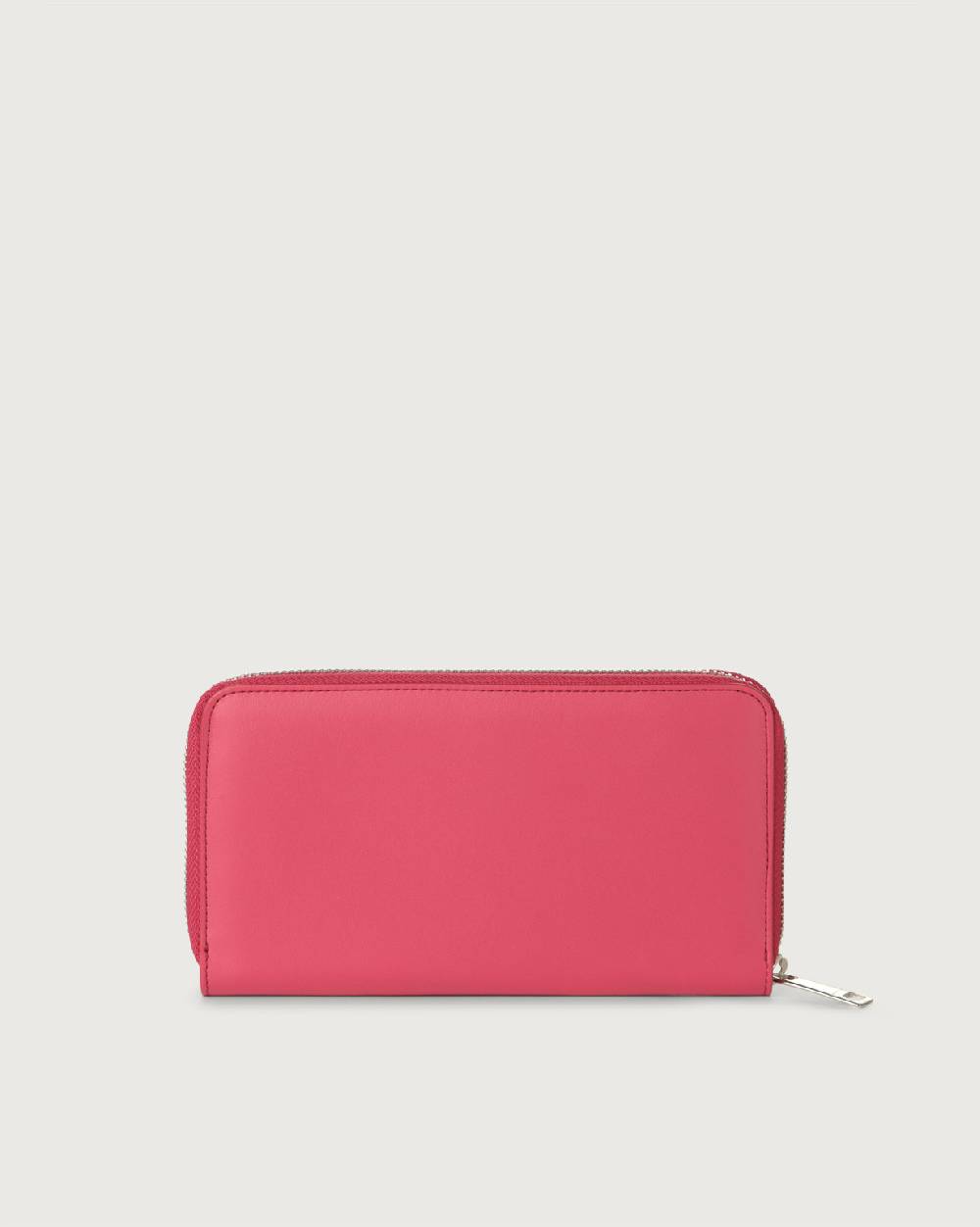 Orciani Portafoglio grande Liberty in pelle con zip Vendite Flash
