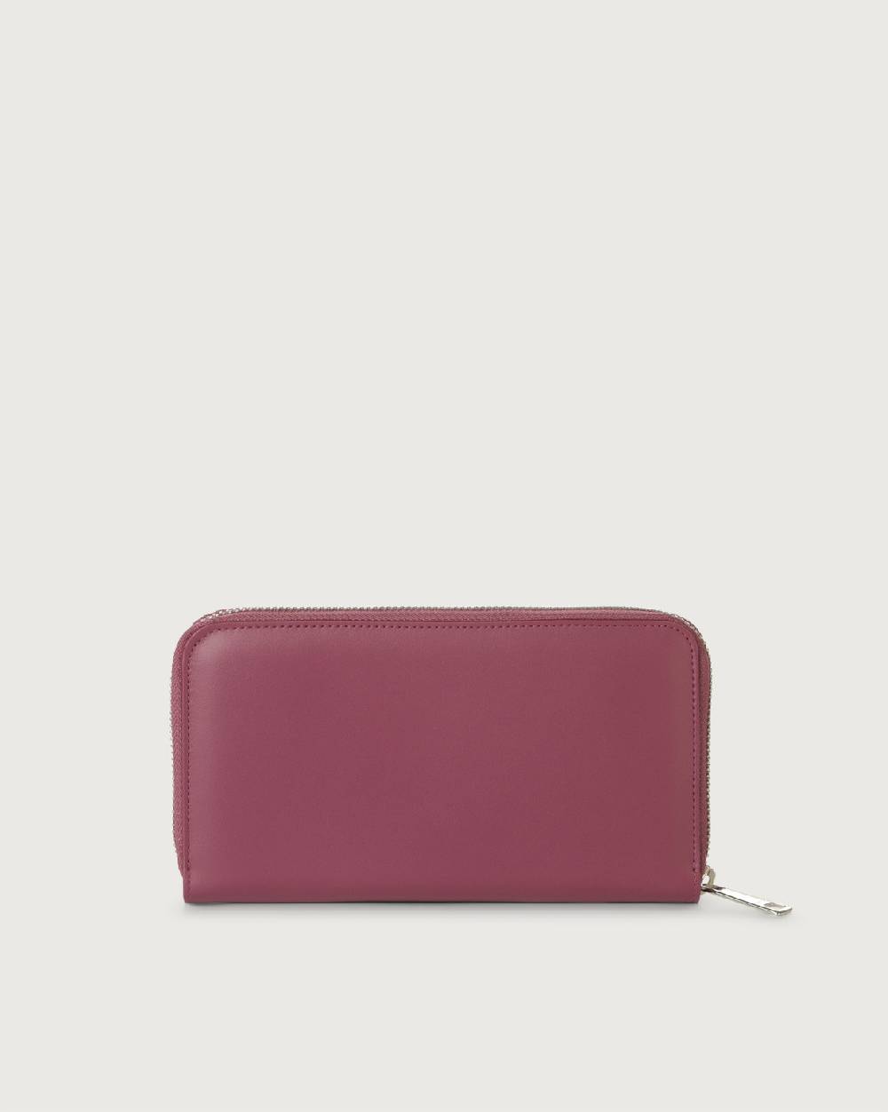 Orciani Portafoglio grande Liberty in pelle con zip Italy