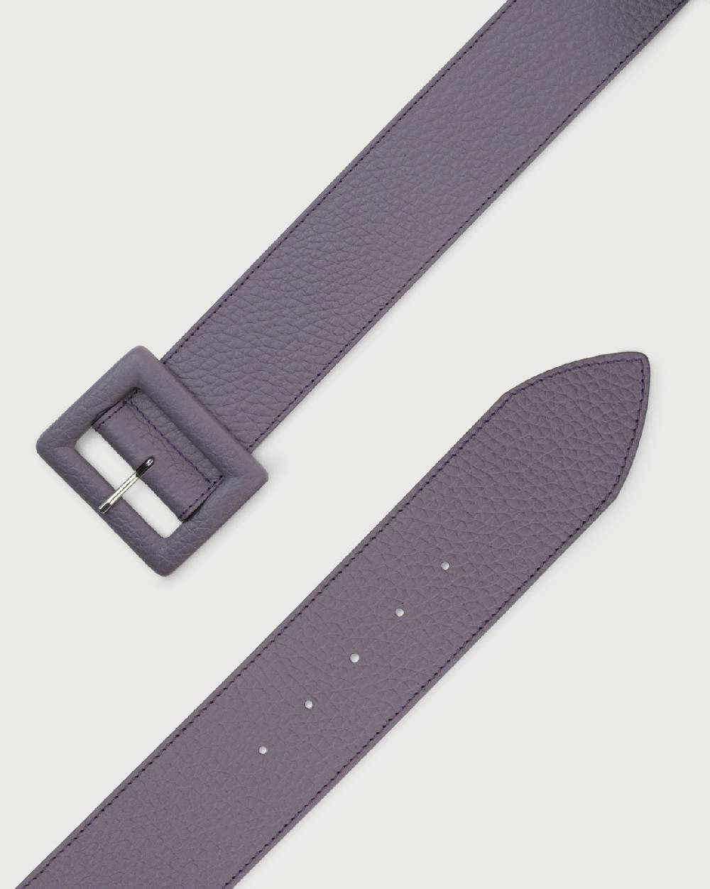 Orciani Cintura alta Soft in pelle con fibbia rivestita Vendite Flash