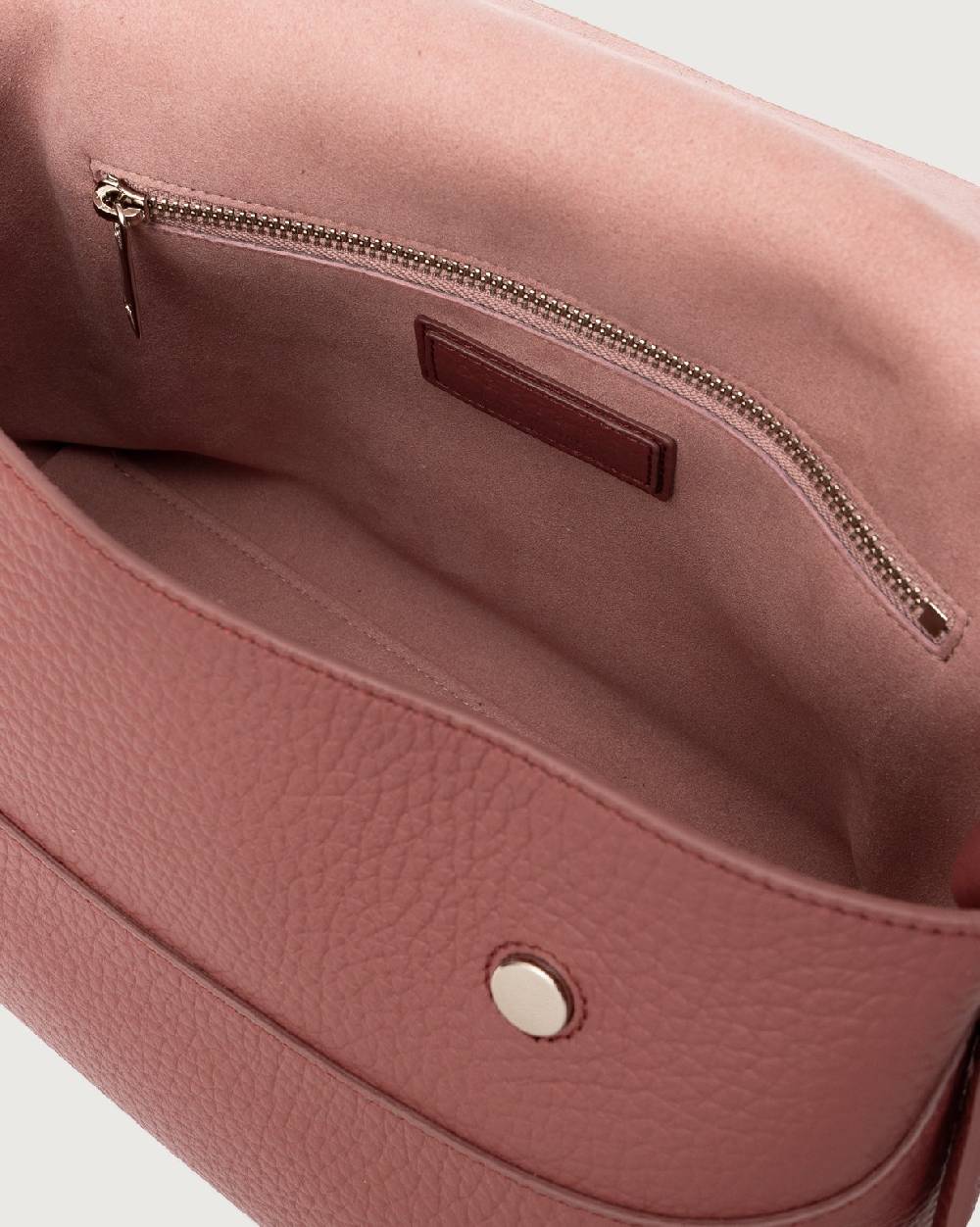 Orciani Borsa a spalla Nana Soft in pelle martellata con tracolla Saldi