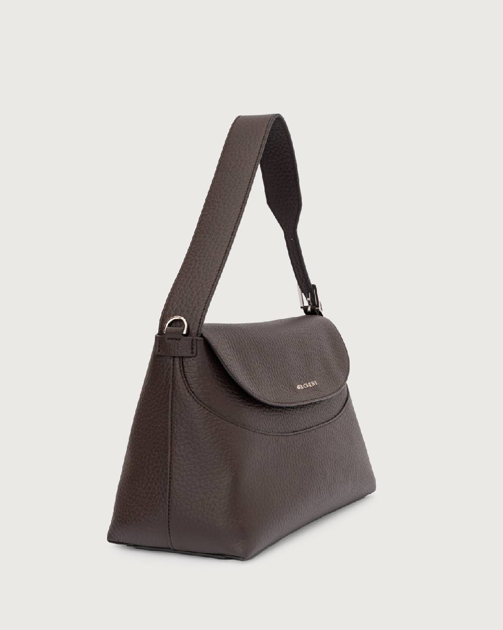 Orciani Borsa a spalla Nana Soft in pelle martellata con tracolla I Più Venduti