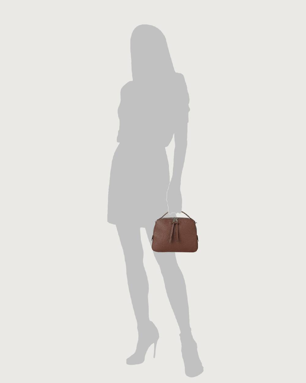 Orciani Mini Bag Chéri Soft in pelle a mano con tracolla In Saldo