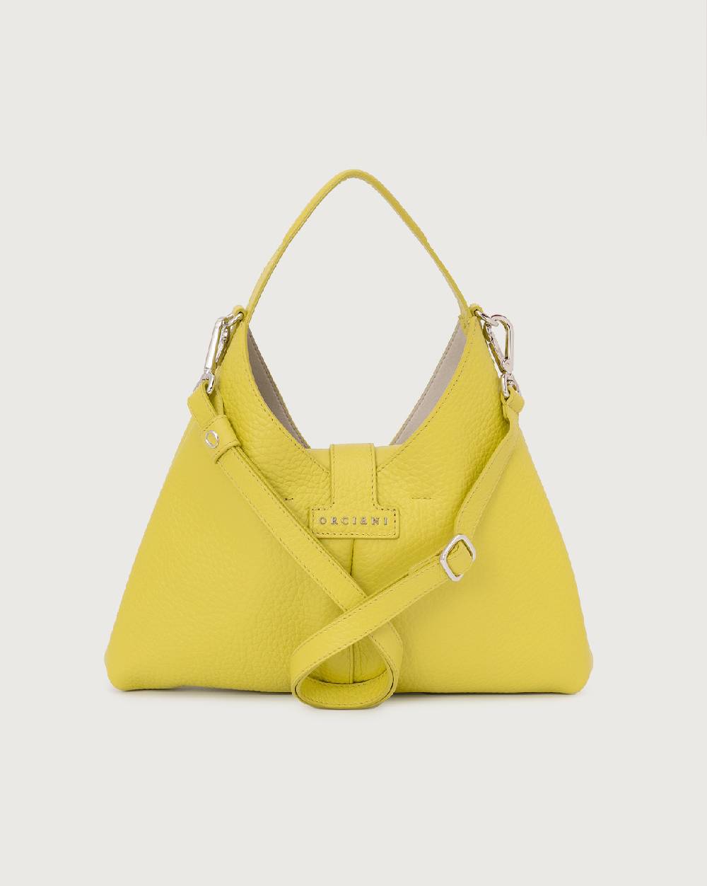 Orciani Borsa a mano Vita Soft piccola in pelle con tracolla Nuova