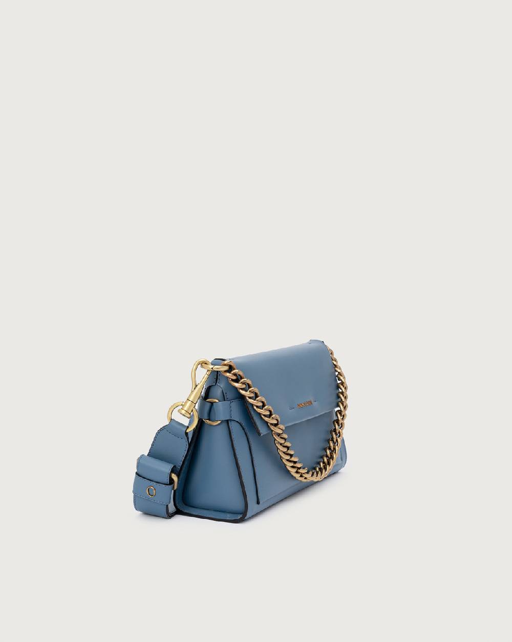 Orciani Borsa a spalla Missy Longuette Couture in pelle con tracolla Italia
