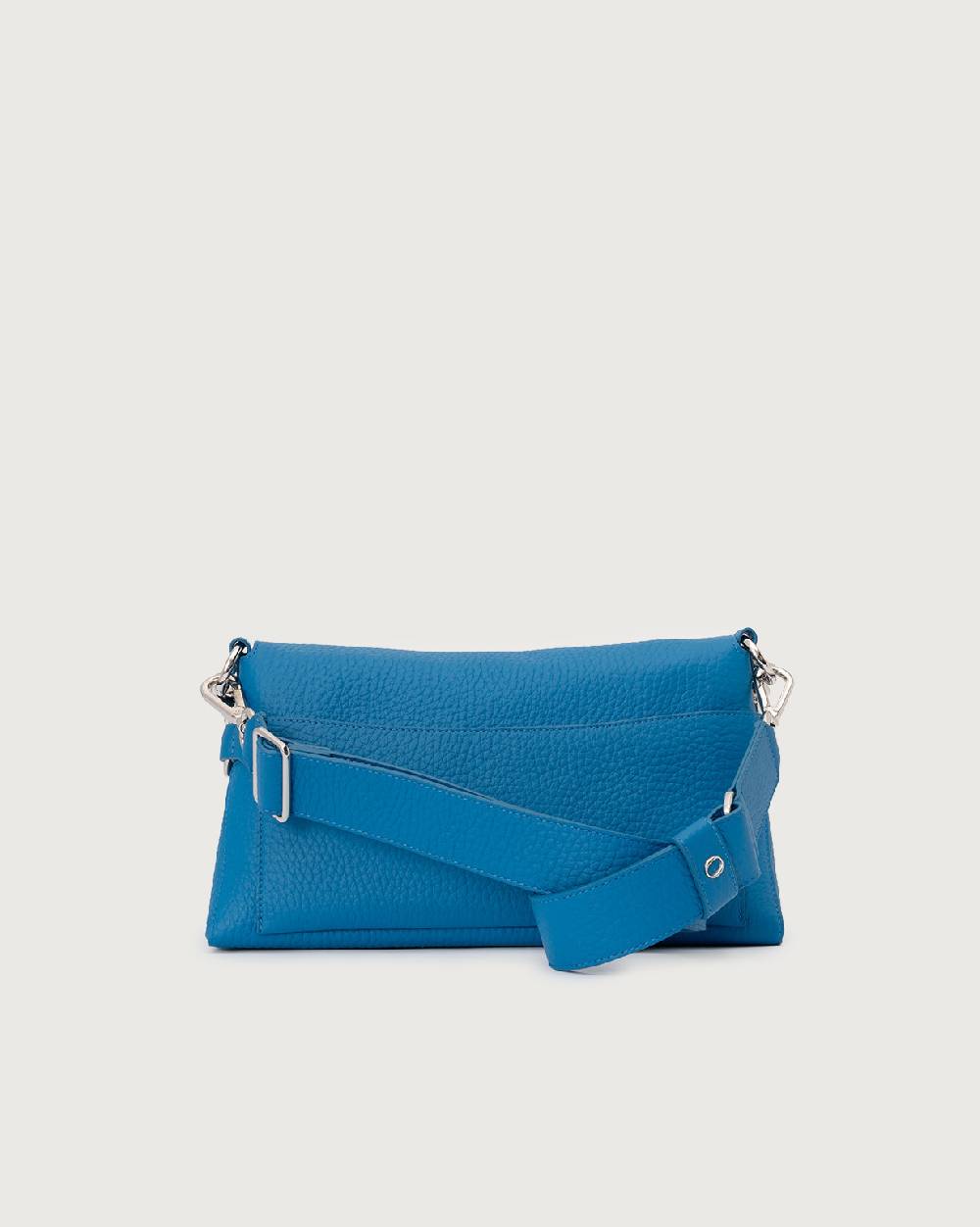 Orciani Borsa a spalla Missy Longuette Soft in pelle con catena e tracolla In Linea