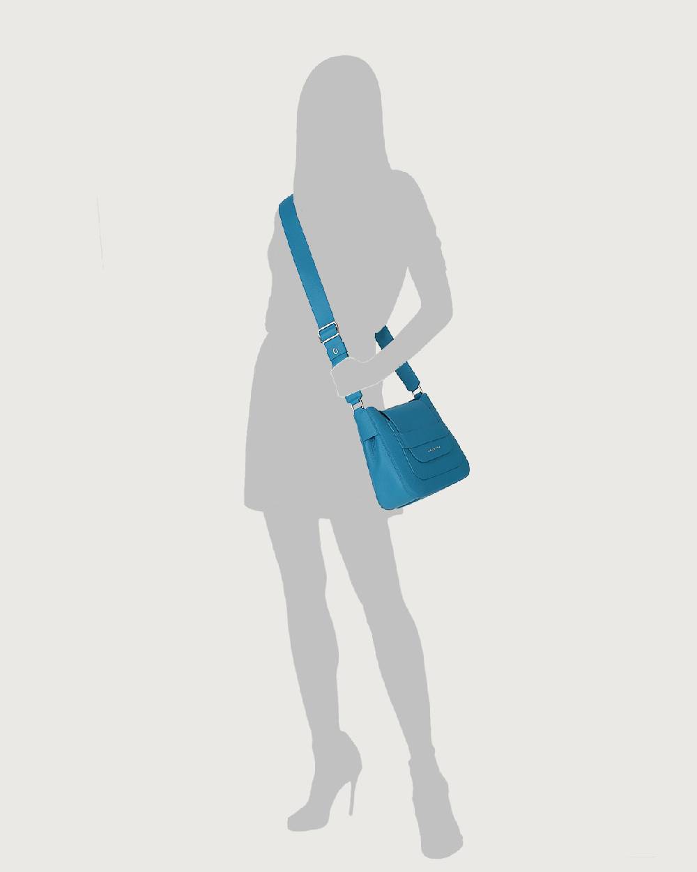 Orciani Borsa Dama Soft Midi in pelle con tracolla