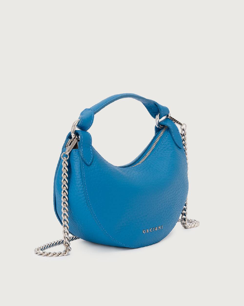 Orciani Mini Bag Dumpling Soft in pelle con tracolla Pezzi Unici