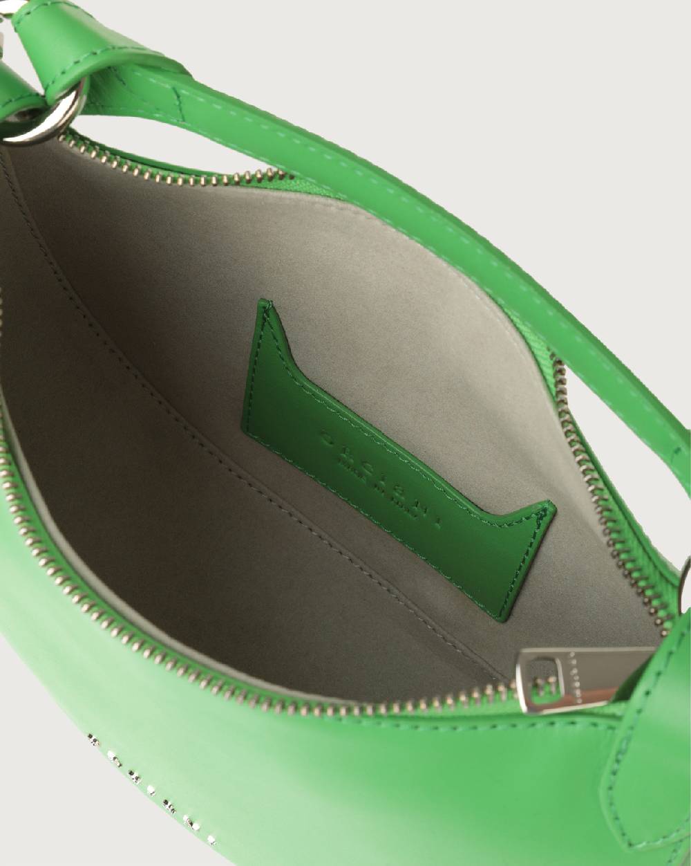 Orciani Mini Bag Dumpling Vanity in pelle con tracolla Consegna Veloce