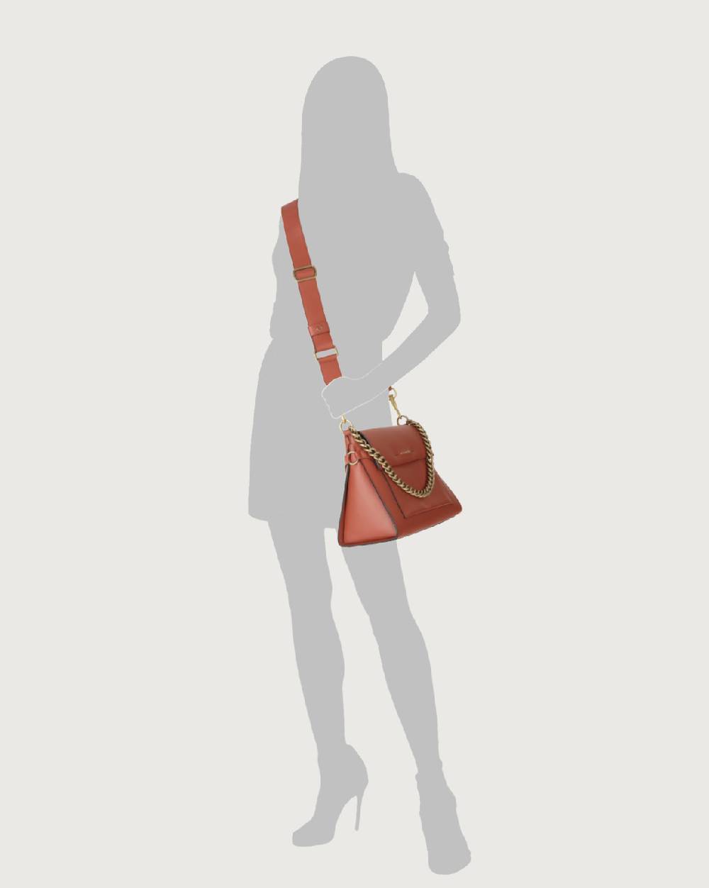 Orciani Borsa a spalla Missy Couture in pelle con catena e tracolla Online