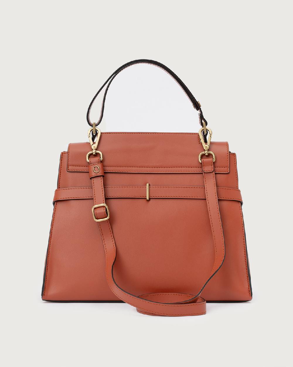 Orciani Borsa Sveva Couture Media a spalla in pelle con tracolla Outlet