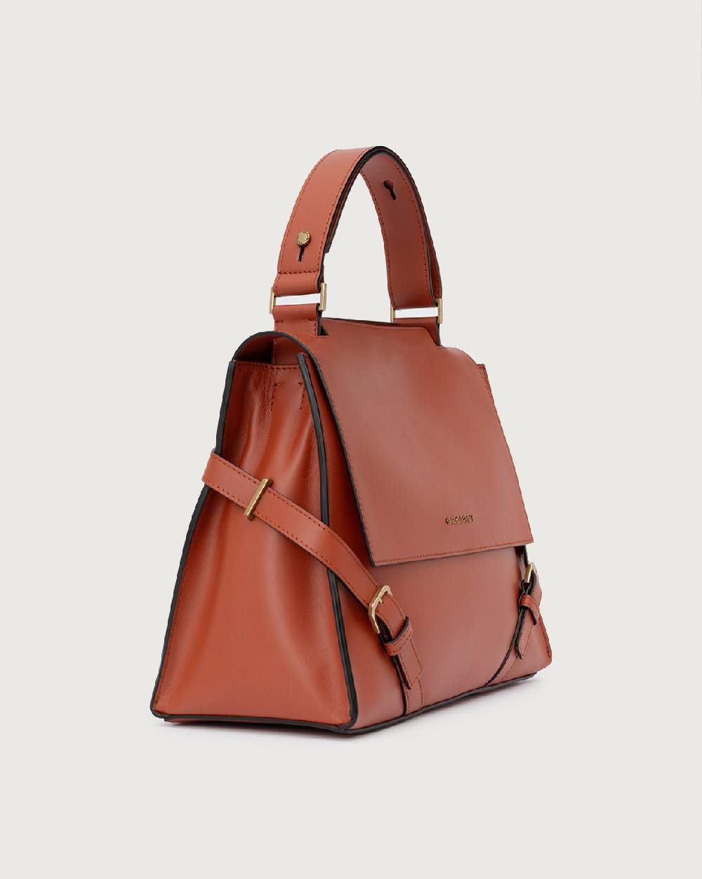 Orciani Borsa Sveva Couture Media a spalla in pelle con tracolla Outlet