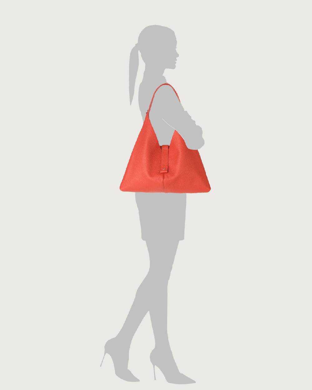 Orciani Borsa Vita Soft a spalla con tracolla In Vendita
