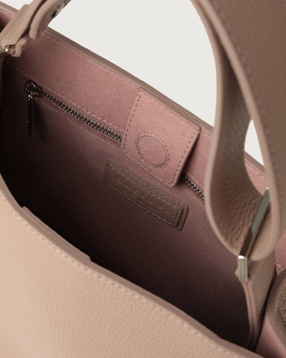 Orciani Borsa Sveva Sense Media a spalla in pelle con tracolla Vendita Economica