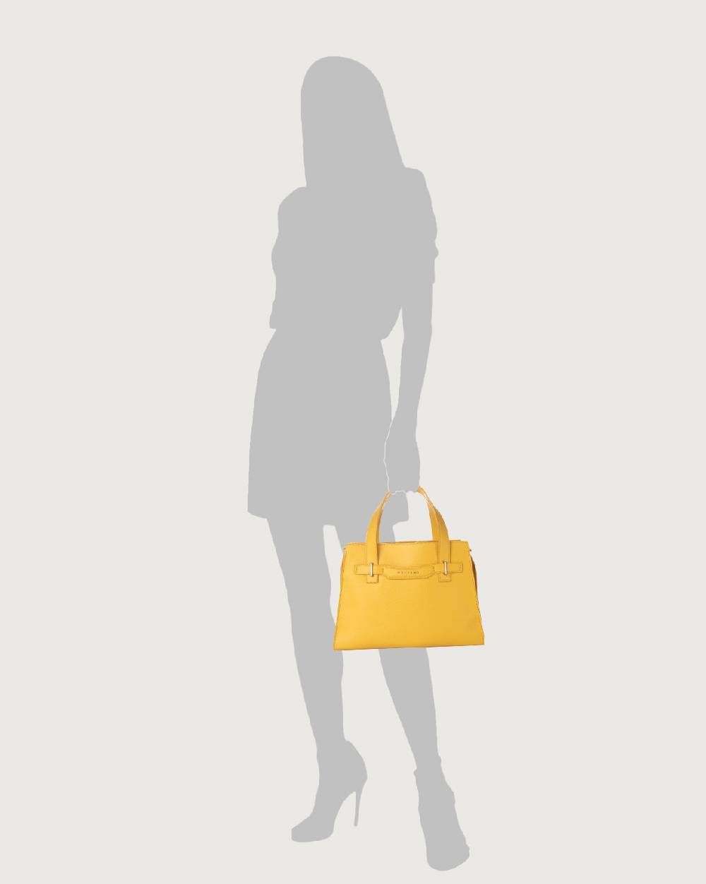 Orciani Borsa a mano POSH Medium Premium in pelle con tracolla In Saldo