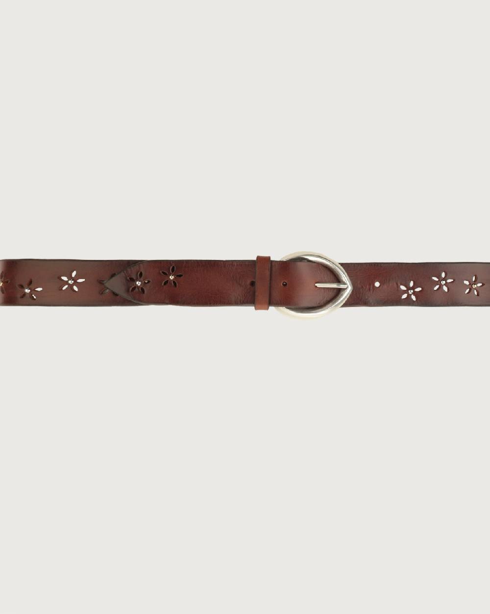 Orciani Cintura Bull Soft A in cuoio con borchie Qualità