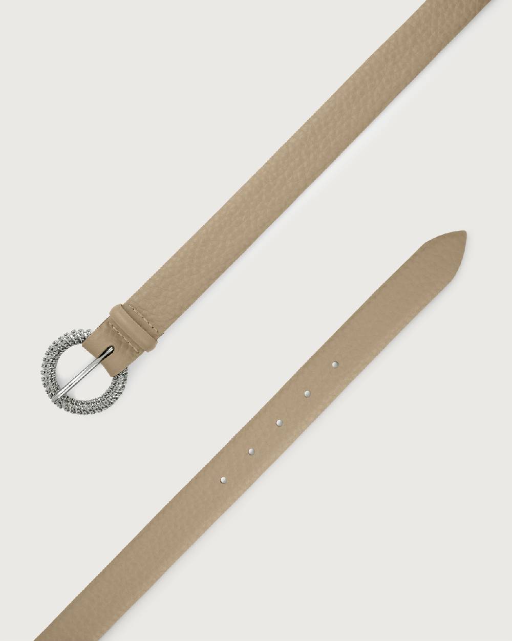 Orciani Cintura Soft in pelle fibbia chain Consegna Veloce