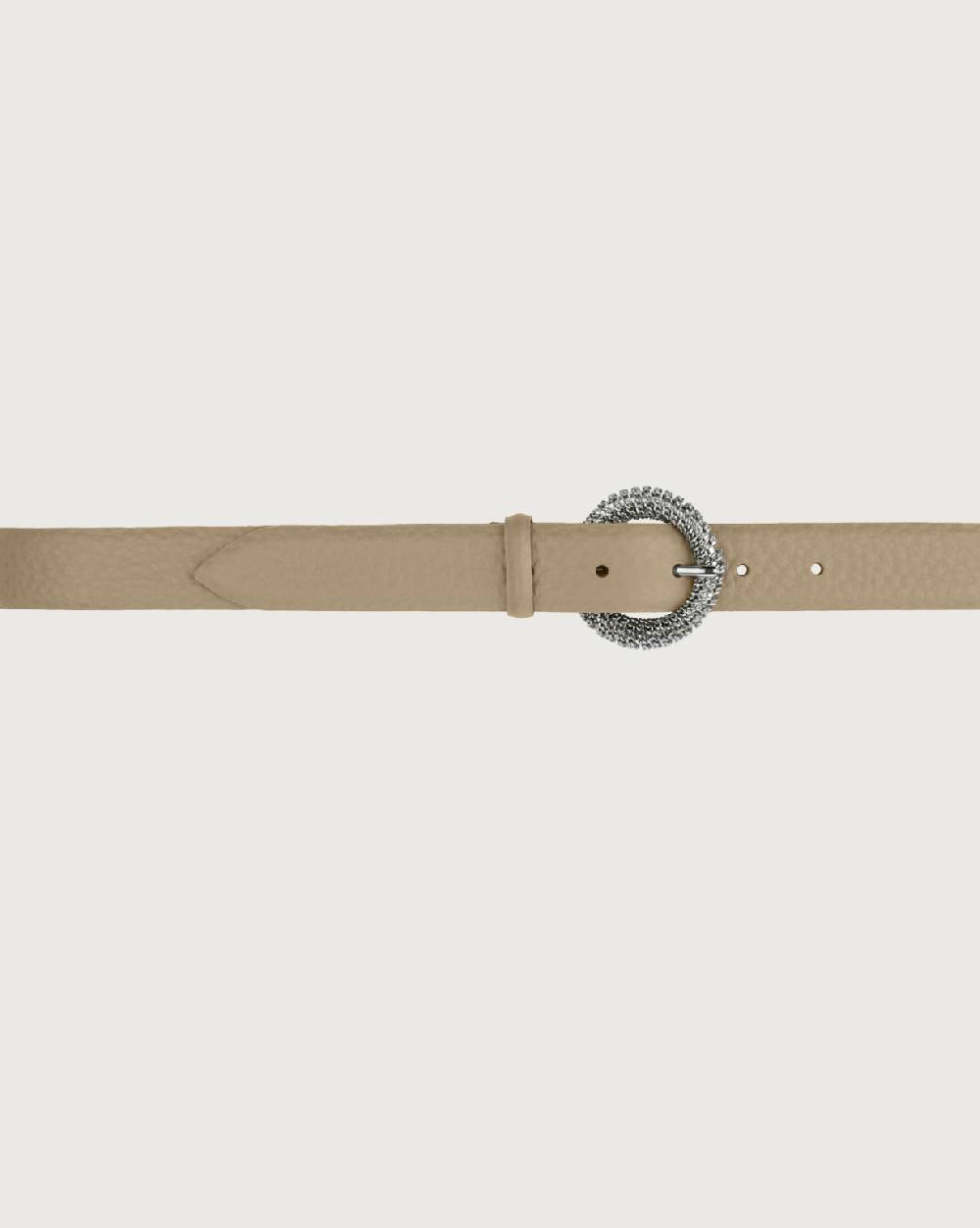Orciani Cintura Soft in pelle fibbia chain Consegna Veloce