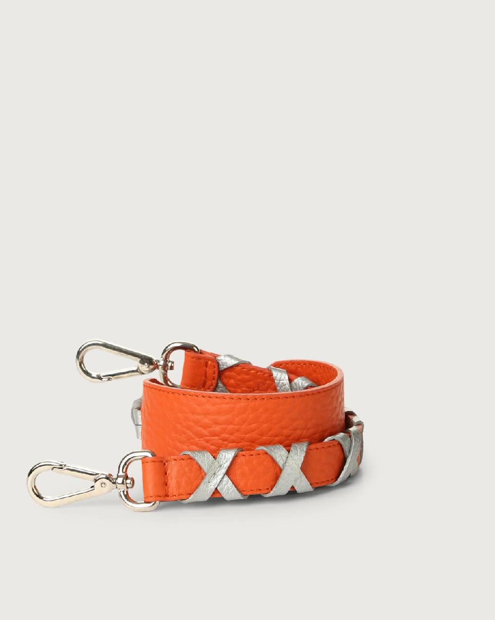 Orciani Tracolla Soft in pelle con intreccio Shopping Online