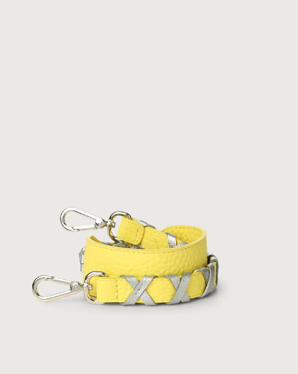 Orciani Tracolla Soft in pelle con intreccio Sconto