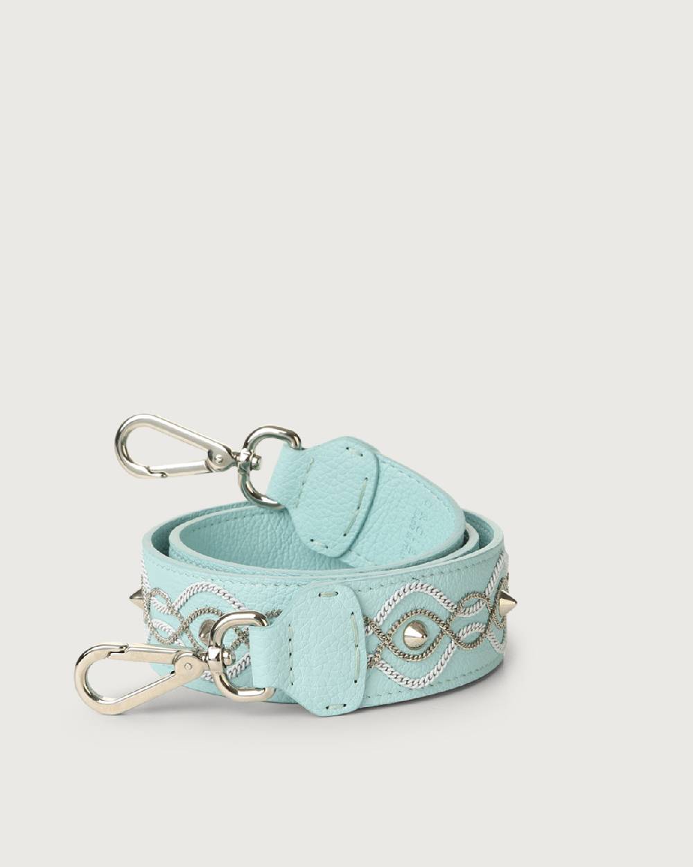 Orciani Tracolla White Chain in pelle Sconto