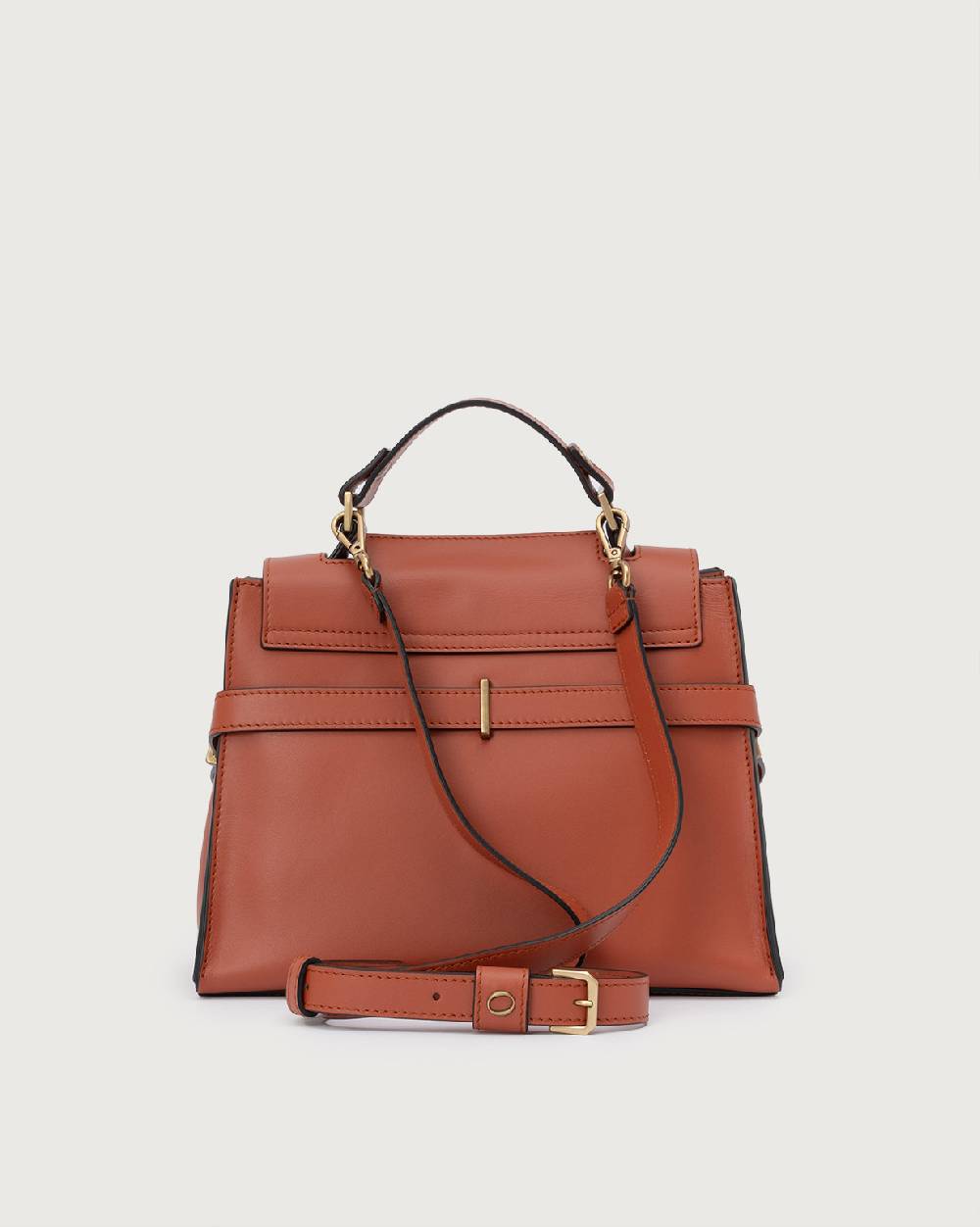 Orciani Borsa Sveva Couture Piccola in pelle con tracolla In Vendita