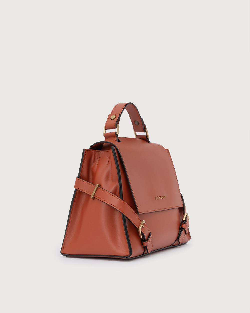 Orciani Borsa Sveva Couture Piccola in pelle con tracolla In Vendita