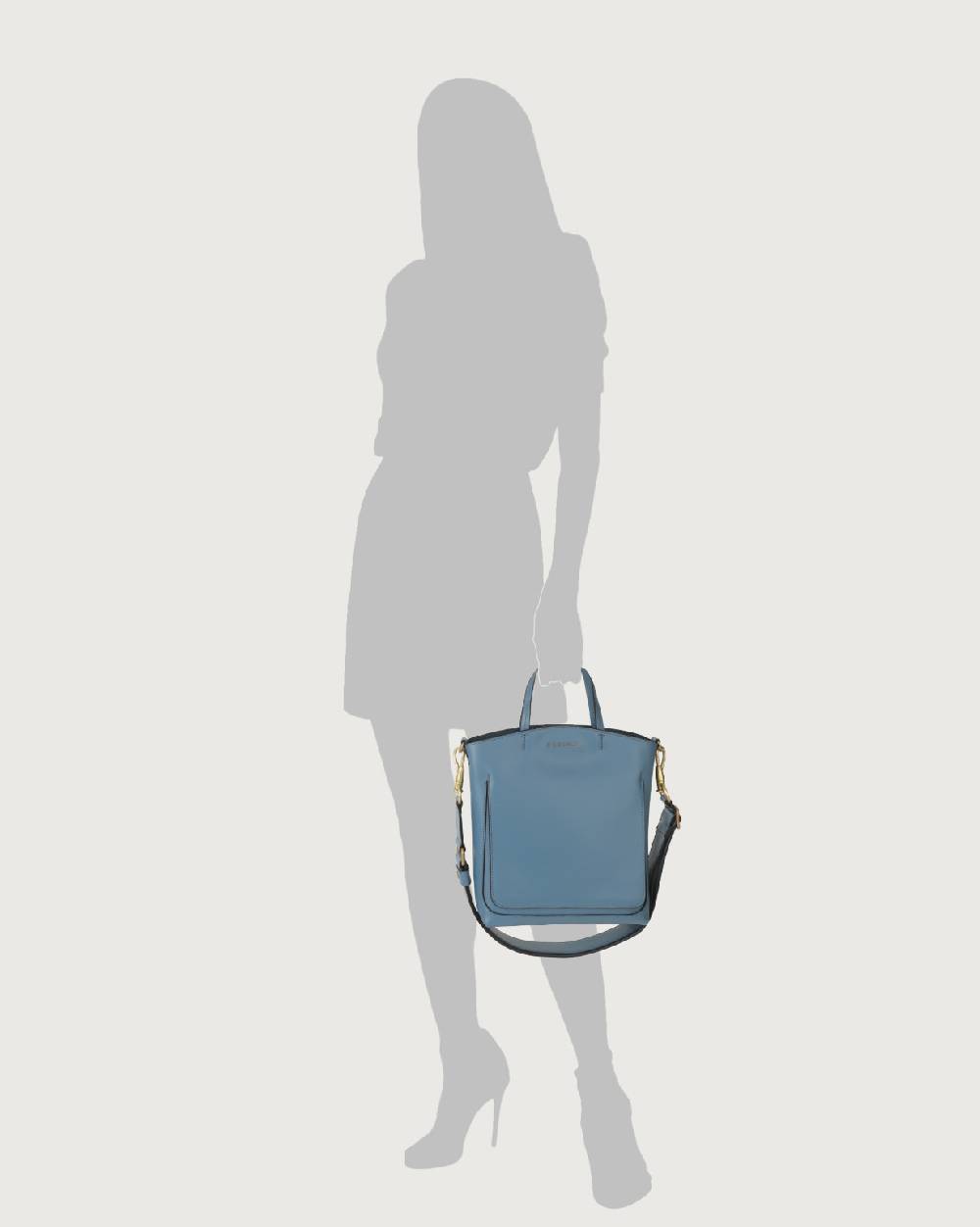 Orciani Shopper piccola Vulona S Couture in pelle Saldi