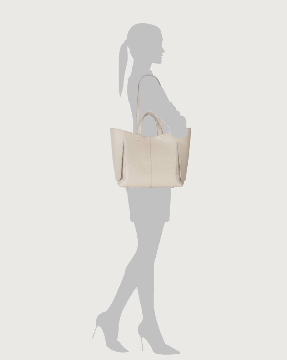 Orciani Shopper Vulona Premium in pelle Nuova