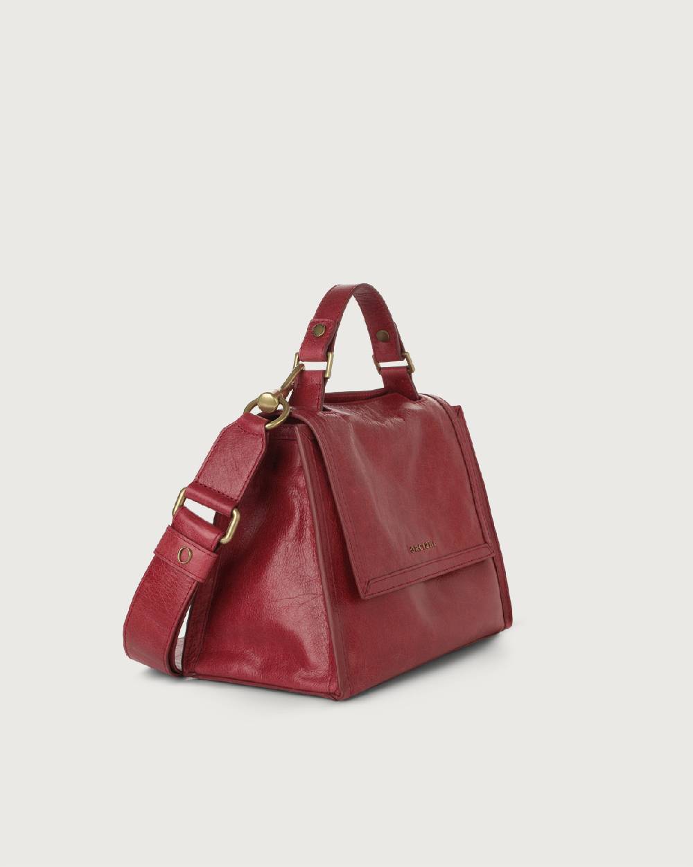 Orciani Borsa Sveva Notturno piccola in pelle con tracolla 2025
