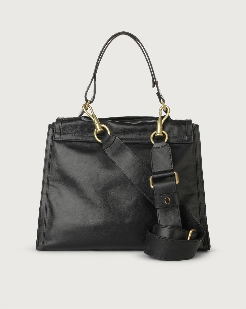 Orciani Borsa Sveva Notturno Media in pelle con tracolla Italia