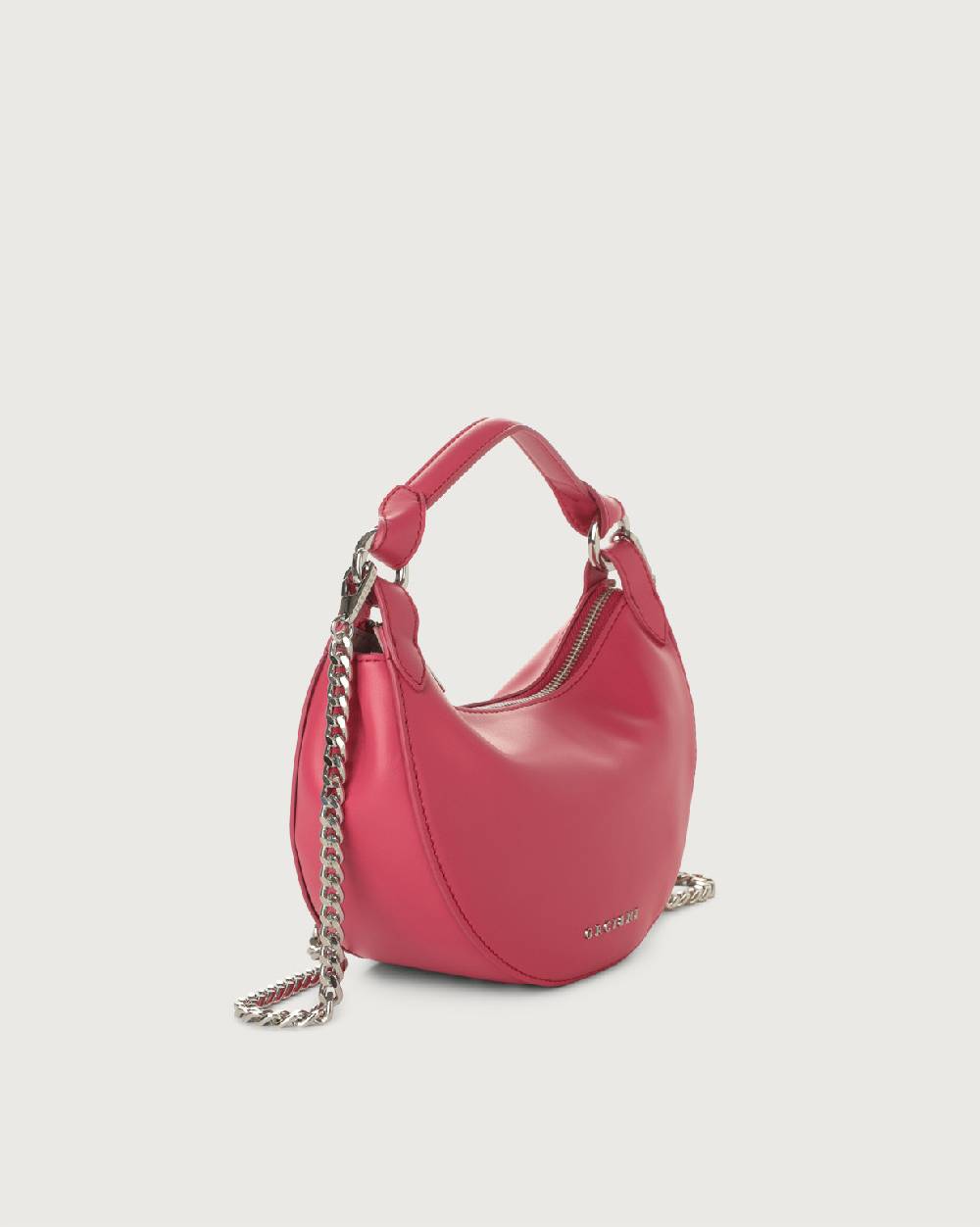 Orciani Mini Bag Dumpling Vanity in pelle con tracolla In Linea