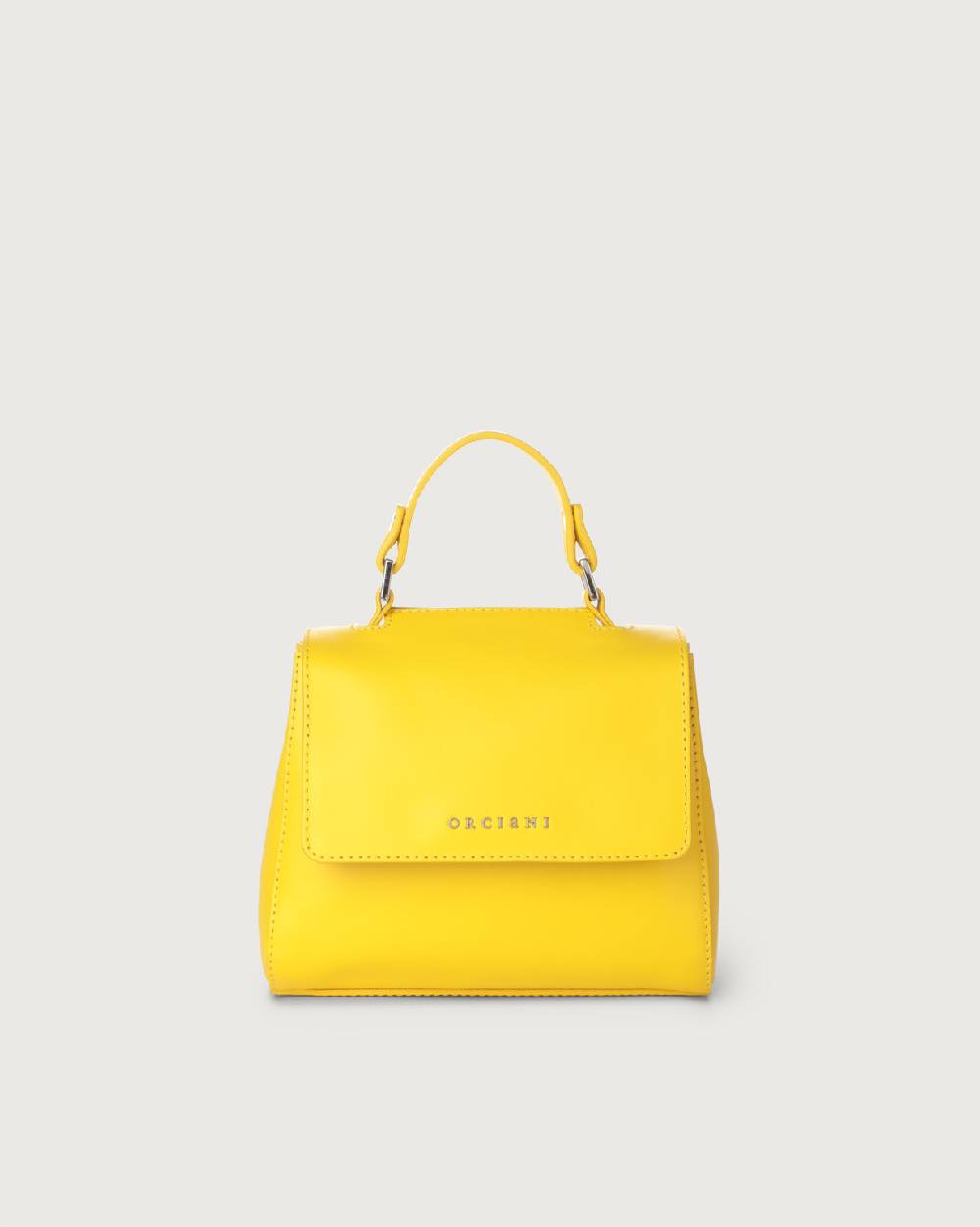 Orciani Borsa Sveva Vanity Mini a mano in pelle con tracolla Nuovo