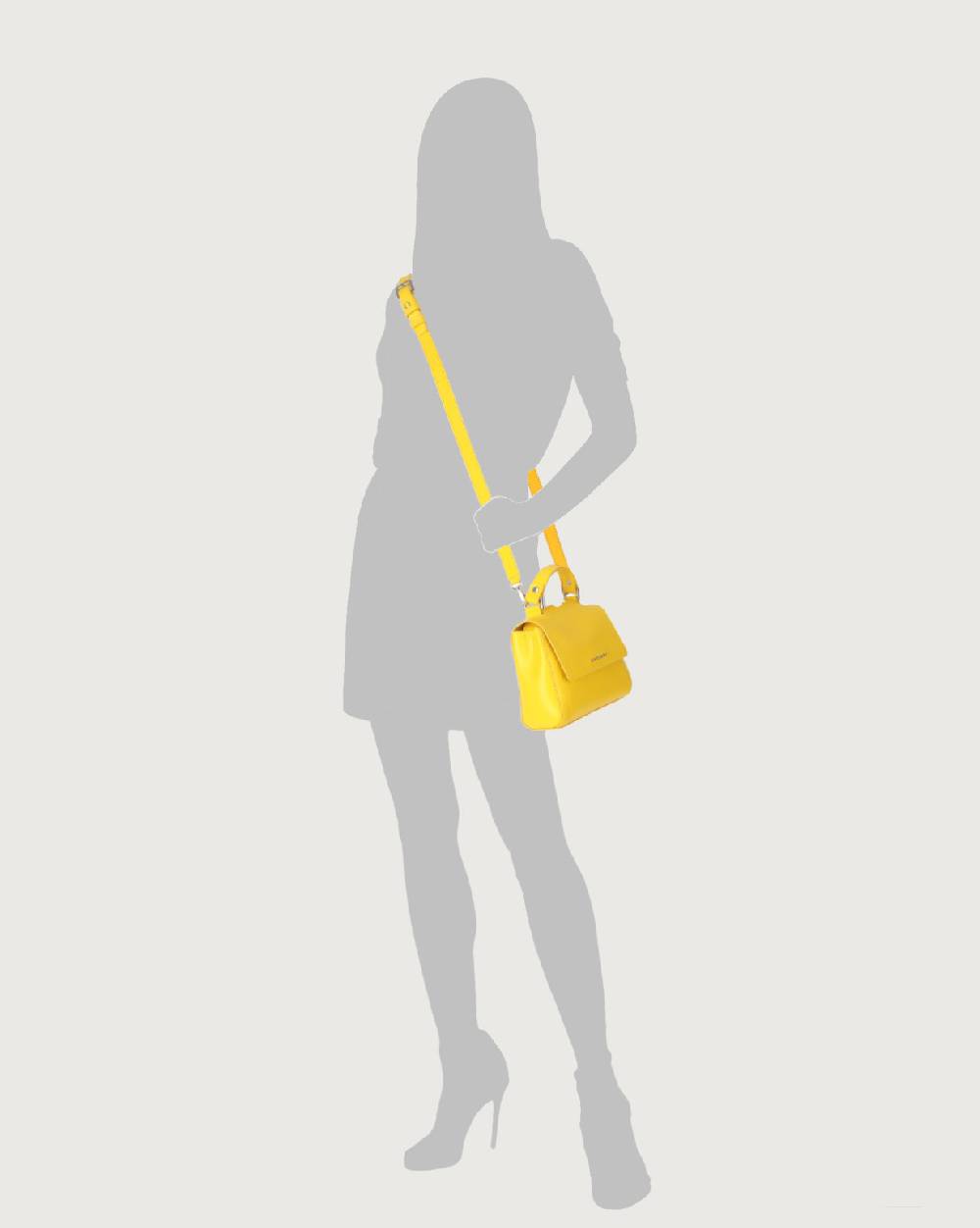 Orciani Borsa Sveva Vanity Mini a mano in pelle con tracolla Nuovo