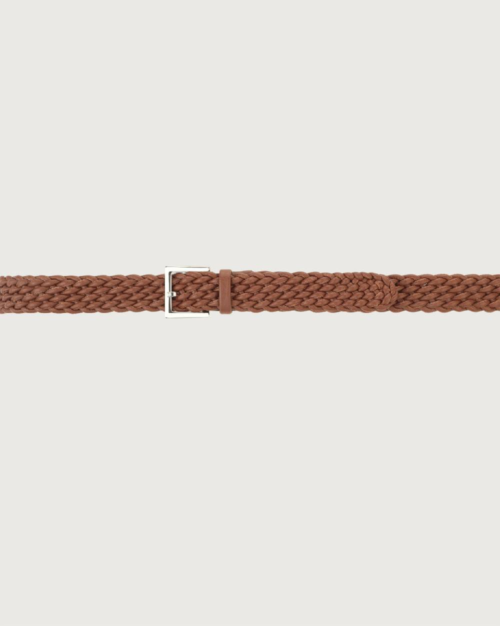 Orciani Cintura intrecciata Micron in pelle Spedizione Gratuita