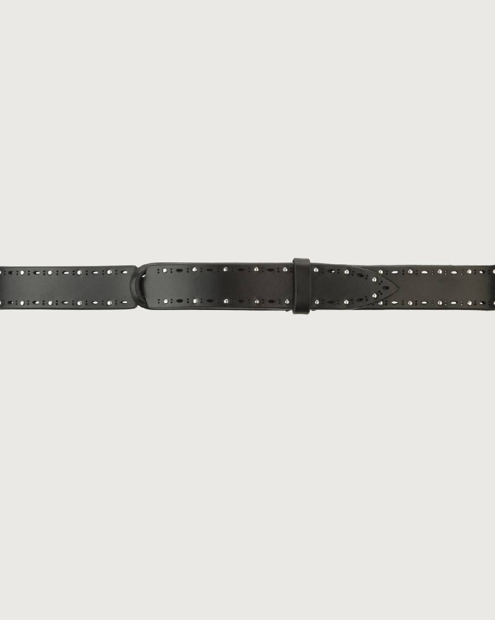 Orciani Cintura Nobuckle Bull Soft in cuoio con micro-borchie Economico