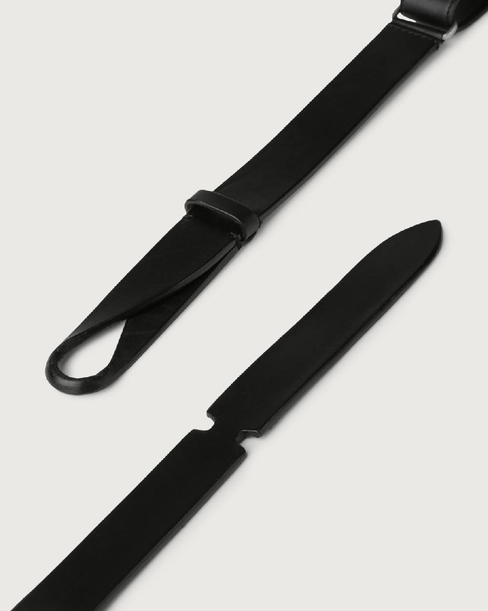 Orciani Cintura Nobuckle Bull in cuoio In Vendita