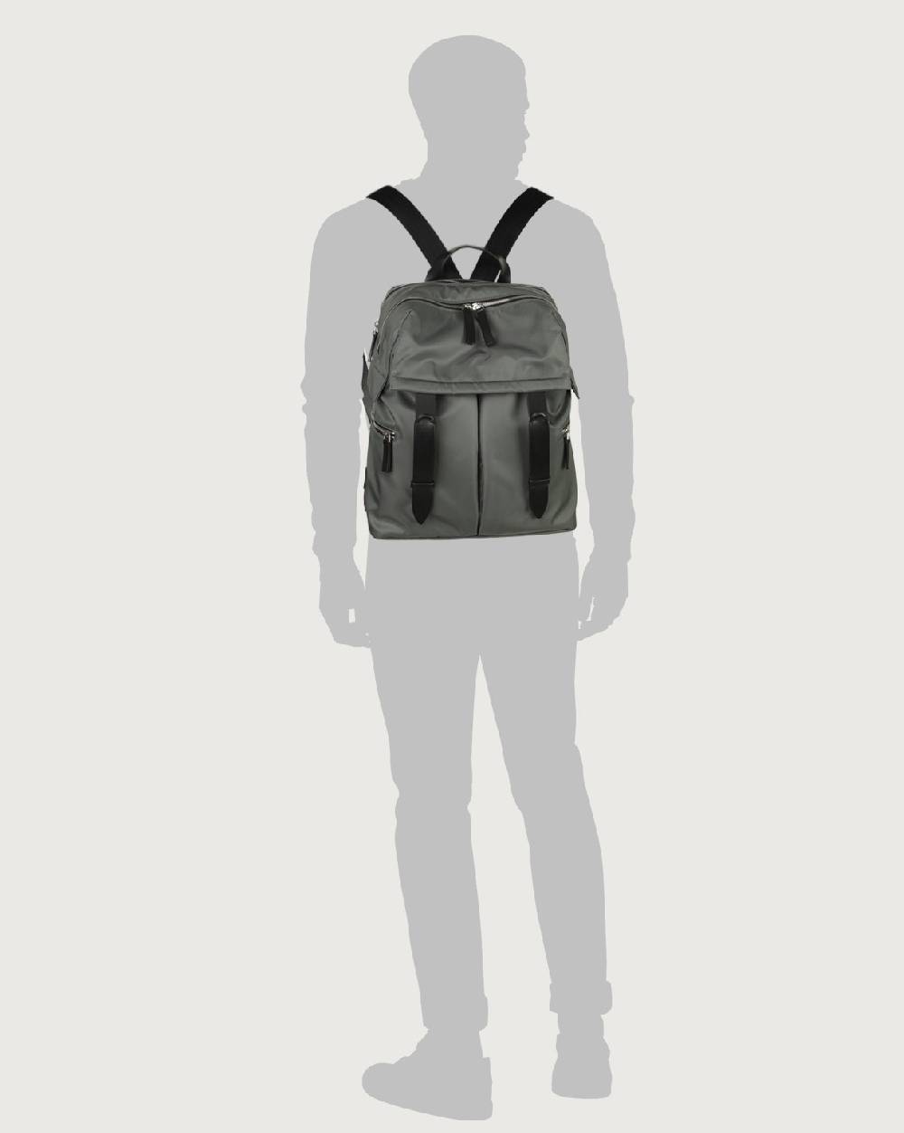 Orciani Zaino Nobuckle Planet in eco-nylon Italia