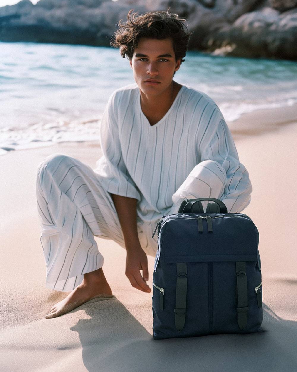 Orciani Zaino Nobuckle Planet in eco-nylon Qualità